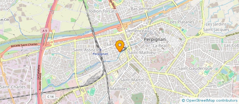 localisation de l'entreprise AGENCE NOBEL IMMOBILIER  PERPIGNAN