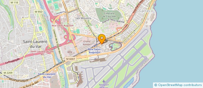 localisation de l'entreprise AGENCE NOCTA à NICE