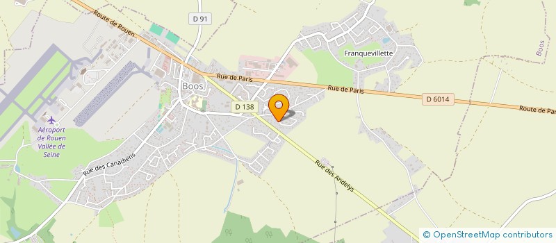 localisation de l'entreprise AGENCE NORMANDIE DE FORMATION PROFESSIONNELLE  BOOS