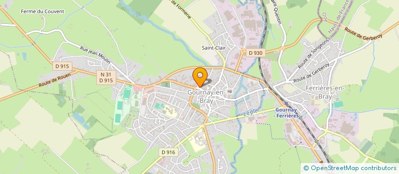 localisation de l'entreprise AGENCE NOTRE DAME à GOURNAY-EN-BRAY