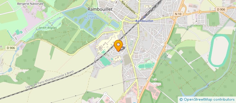 localisation de l'entreprise AGENCE NOUVEAU CHAPITRE  RAMBOUILLET