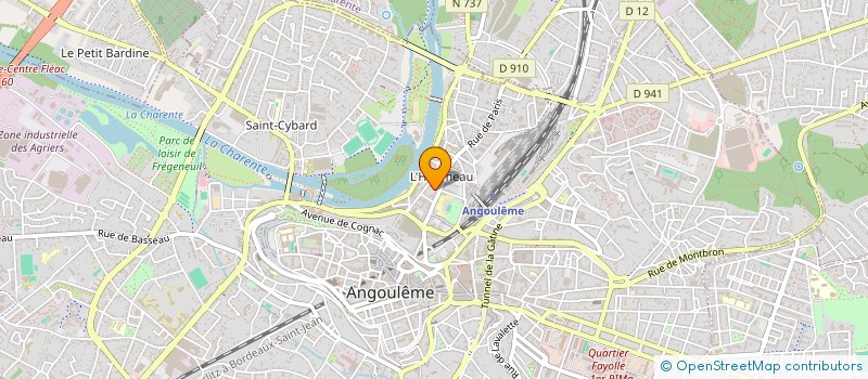 localisation de l'entreprise AGENCE OCEANE à ANGOULEME