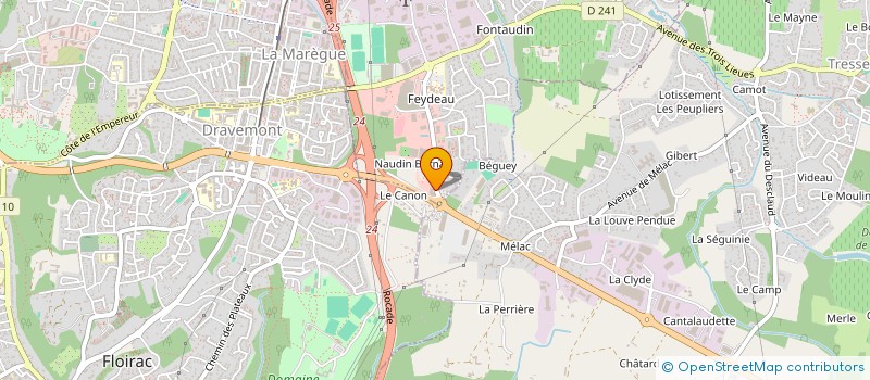 localisation de l'entreprise AGENCE OLIVIER ALBERT  ARTIGUES-PRES-BORDEAUX