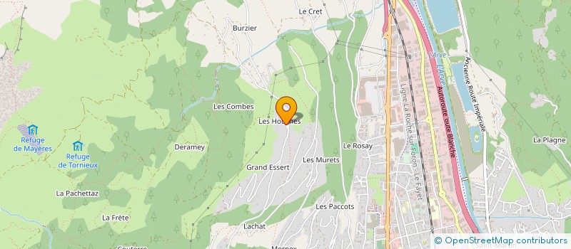 localisation de l'entreprise AGENCE OLIVIER CERQUEIRA  SALLANCHES