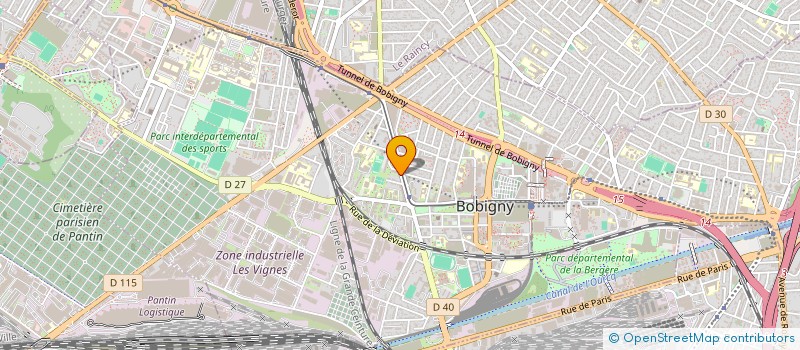 localisation de l'entreprise AGENCE ONE à BOBIGNY