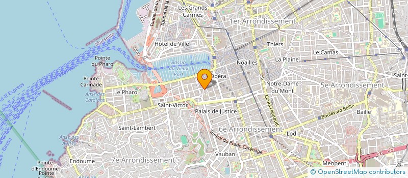 localisation de l'entreprise AGENCE ONE SHOT à MARSEILLE