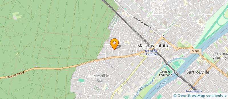 localisation de l'entreprise AGENCE OOHHH  MAISONS-LAFFITTE