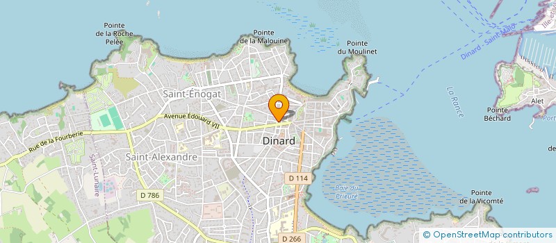 localisation de l'entreprise AGENCE OUEST ECO à DINARD