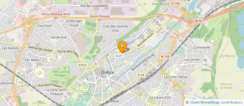 localisation de l'entreprise AGENCE PAINCHAUD à DREUX