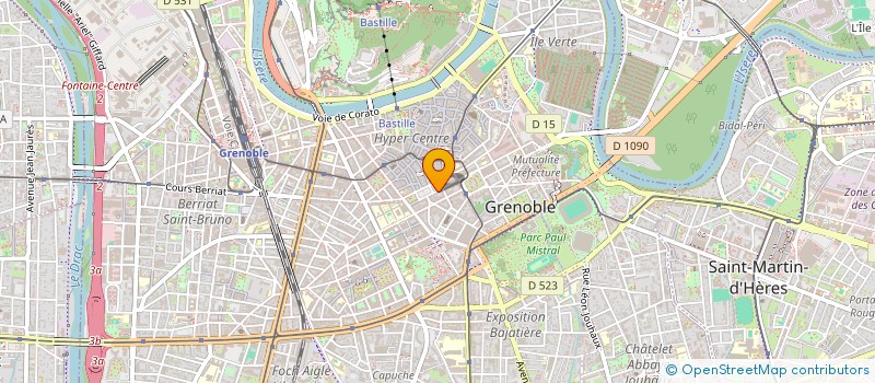 localisation de l'entreprise AGENCE PANORAMALPES à GRENOBLE