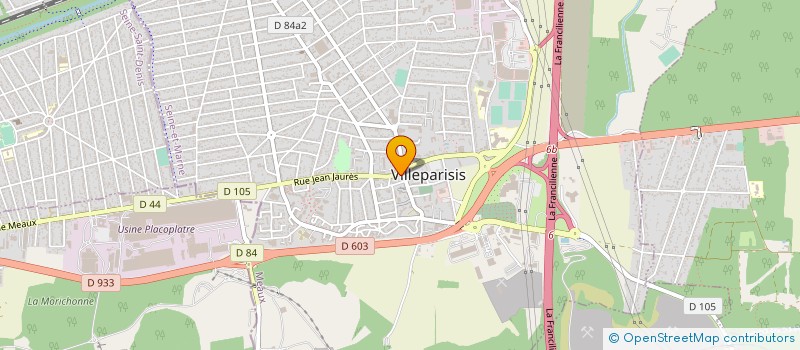 localisation de l'entreprise AGENCE PARIS EST à VILLEPARISIS