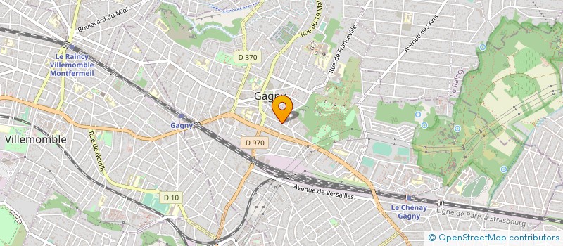 localisation de l'entreprise AGENCE PARIS PEKIN - IMMO CONSEIL à GAGNY