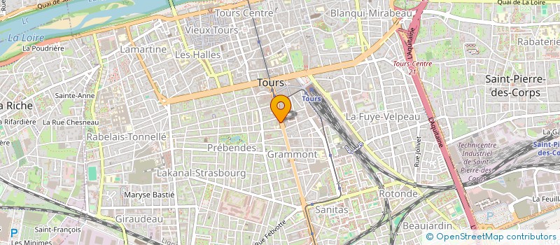 localisation de l'entreprise AGENCE PARIS TOURAINE  TOURS