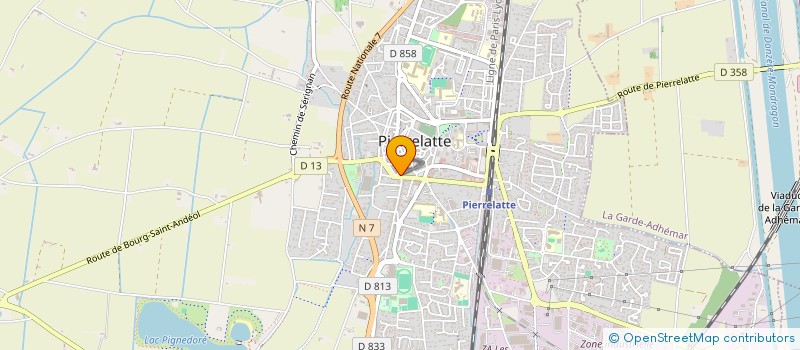 localisation de l'entreprise AGENCE PARISIENNE DE PIERRELATTE IMMOBIL  PIERRELATTE