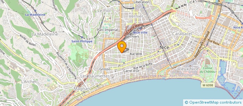 localisation de l'entreprise AGENCE PASSY à NICE