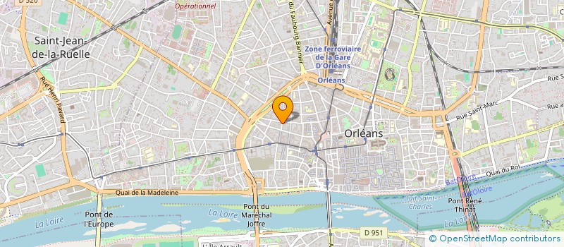 localisation de l'entreprise AGENCE PASTEL à ORLEANS