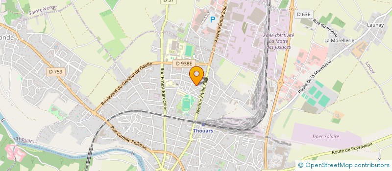 localisation de l'entreprise AGENCE PATRIMEO  THOUARS