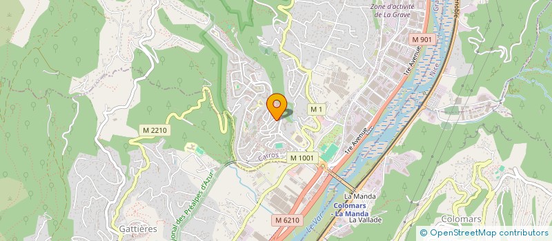 localisation de l'entreprise AGENCE PERLA IMMOBILIER à CARROS