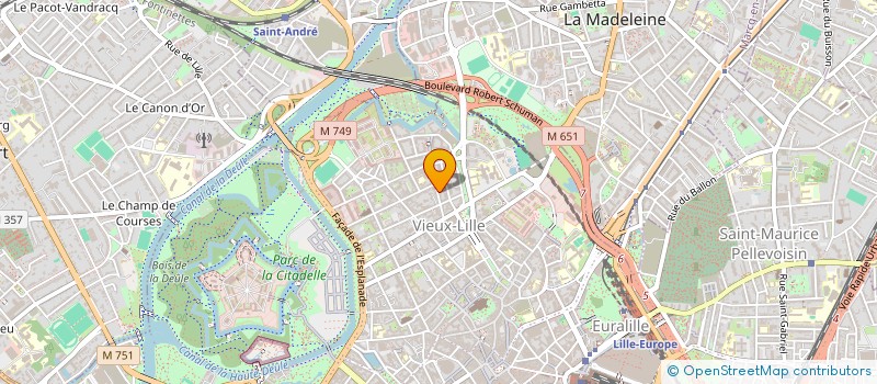 localisation de l'entreprise AGENCE PHILIPPE THOMAS à LILLE