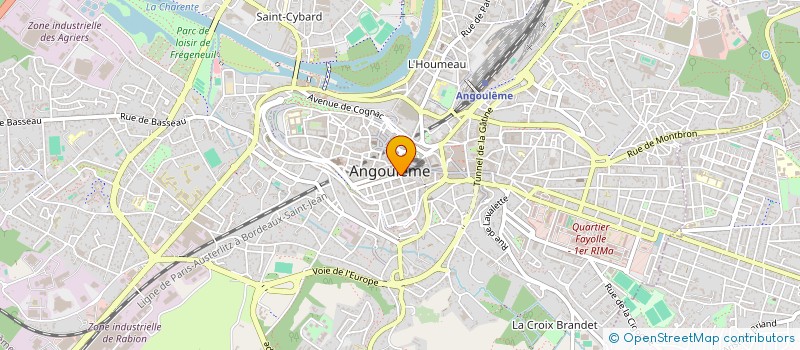localisation de l'entreprise AGENCE PIERRES DE CHARENTE à ANGOULEME
