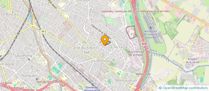 localisation de l'entreprise AGENCE PISCINES à TOULOUSE