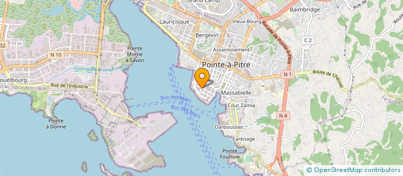 localisation de l'entreprise AGENCE PLURIELLE à POINTE-A-PITRE