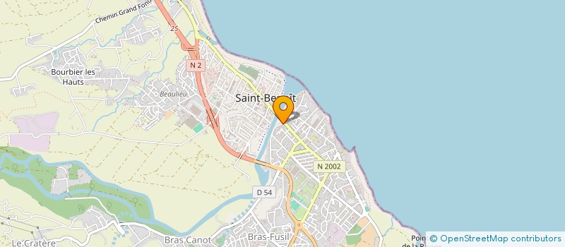 localisation de l'entreprise AGENCE PLUS  SAINT-BENOIT