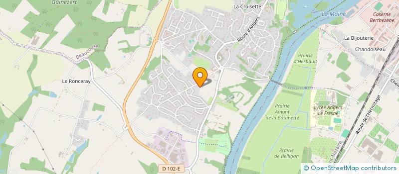 localisation de l'entreprise AGENCE POIROUX  BOUCHEMAINE