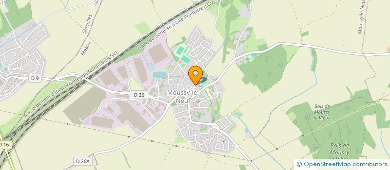 localisation de l'entreprise AGENCE POP  MOUSSY-LE-NEUF