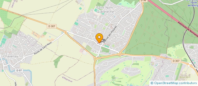 localisation de l'entreprise AGENCE POUR DEVELOPPEMENT NUTRITIONNEL  SAINT-NOM-LA-BRETECHE