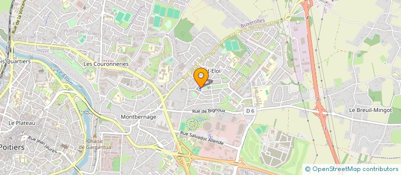 localisation de l'entreprise AGENCE POUR L'EGALITE ENTREPRENARIALE  POITIERS