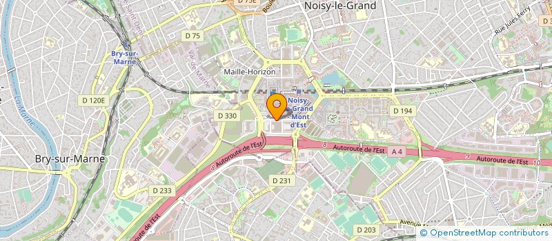 localisation de l'entreprise AGENCE POUR L'INFORMATIQUE FINANCIERE DE L'ETAT à NOISY-LE-GRAND