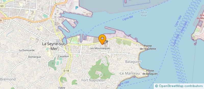 localisation de l'entreprise AGENCE POUR LA FORMATION DES METIERS DU BATIMENT EN SOUS-OEUVRE à LA SEYNE-SUR-MER