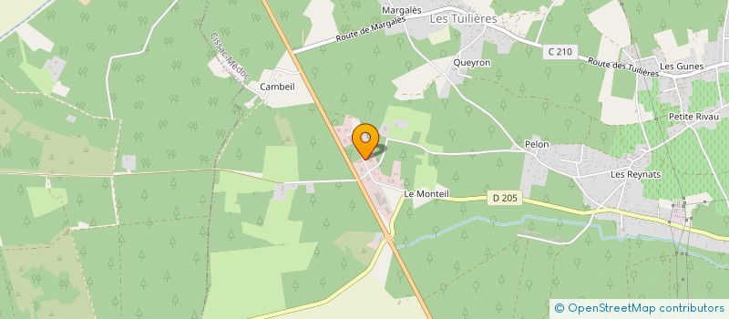 localisation de l'entreprise AGENCE POUR LA PREVENTION DU SUD-OUEST à CISSAC-MEDOC
