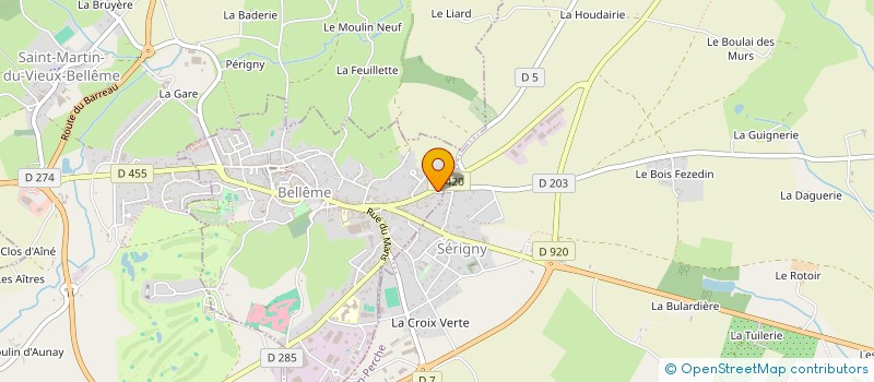localisation de l'entreprise AGENCE POUR LA PROMOTION DE LA PHOTOGRAPHIE PROFESSIONNELLE EN FRANCE à BELLEME