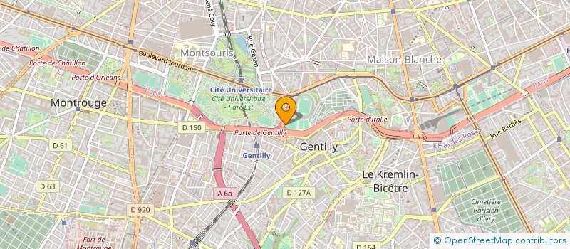 localisation de l'entreprise AGENCE POUR LE DEVELOPPEMENT DE L'ATHLETISME EN EUROPE  PARIS