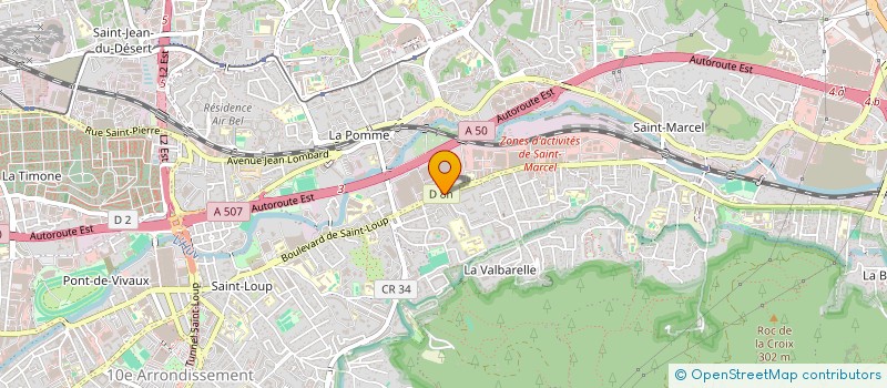 localisation de l'entreprise AGENCE POUR LE DEVELOPPEMENT DE LA RESILIENCE à MARSEILLE