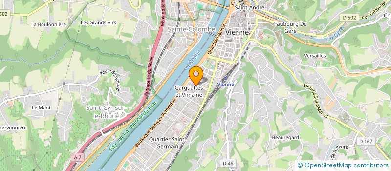 localisation de l'entreprise AGENCE PREMIERCERCLE à VIENNE