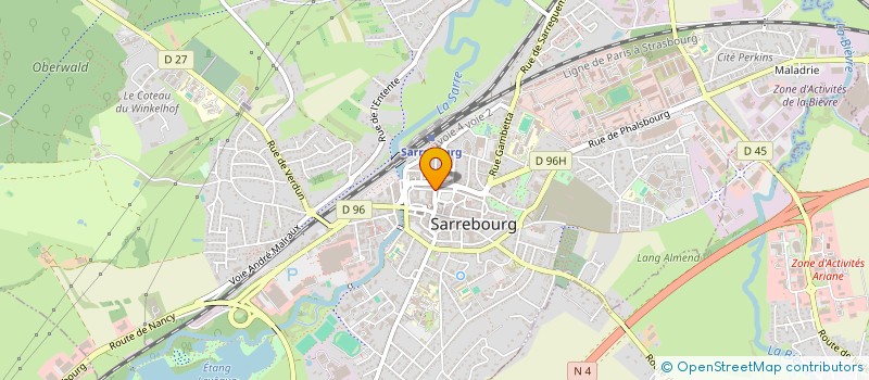 localisation de l'entreprise AGENCE PRIVE ENQUET RECHERCH FILATUR... à SARREBOURG