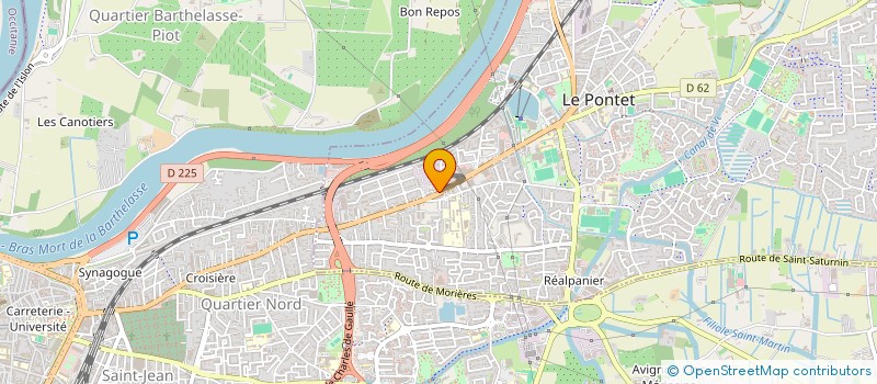 localisation de l'entreprise AGENCE PRIVEE DE SECURITE  LE PONTET