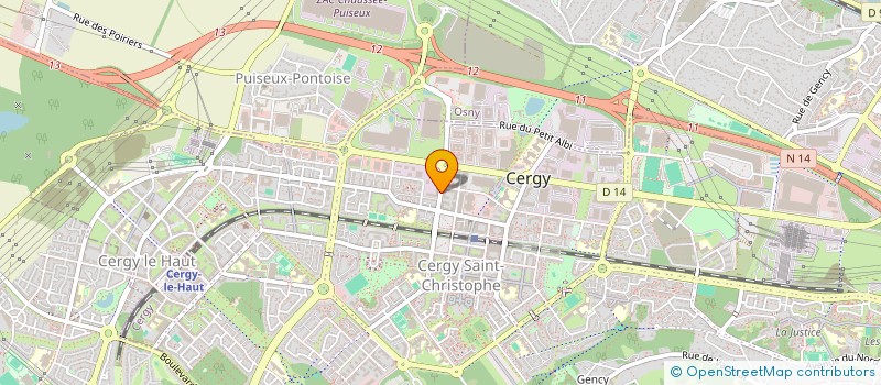 localisation de l'entreprise AGENCE PRIVEE EXPLOITATION SECURITE  CERGY