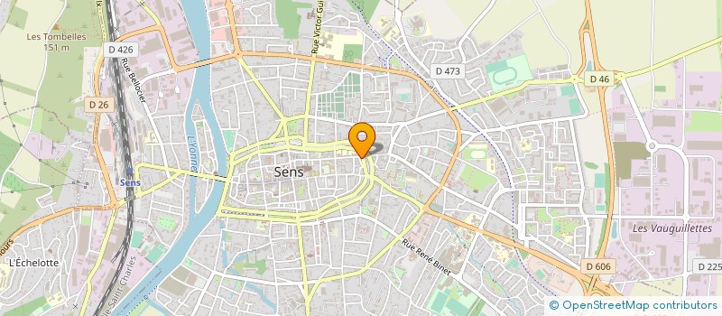 localisation de l'entreprise AGENCE PROFIL à SENS