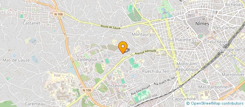 localisation de l'entreprise AGENCE PROHIN à NIMES
