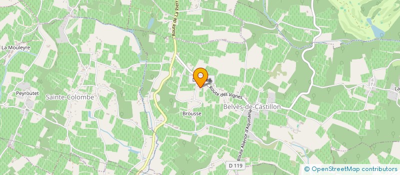 localisation de l'entreprise AGENCE PROMETEUS à BELVES-DE-CASTILLON