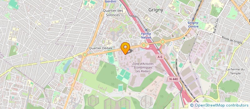 localisation de l'entreprise AGENCE PROPRETE SERVICE à GRIGNY