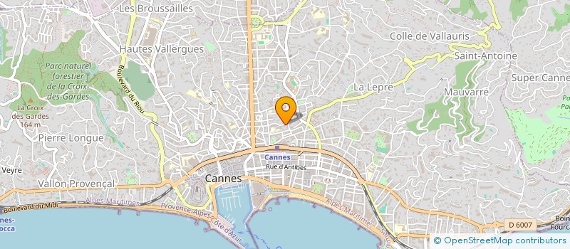 localisation de l'entreprise AGENCE PROST IMMOBILIER à CANNES