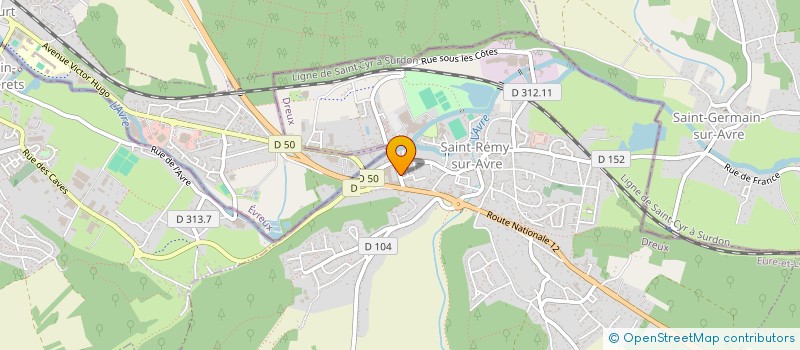localisation de l'entreprise AGENCE PROTECTION GARDIENNAGE à SAINT-REMY-SUR-AVRE