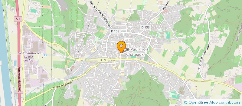 localisation de l'entreprise AGENCE PROVINCE GESTION  SAINT-PAUL-TROIS-CHATEAUX