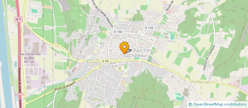 localisation de l'entreprise AGENCE PROVINCE IMMOBILIER  SAINT-PAUL-TROIS-CHATEAUX