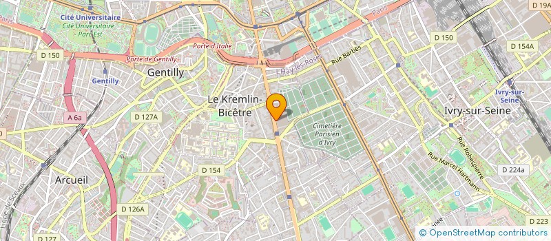 localisation de l'entreprise AGENCE PUBLIQUE POUR L'IMMOBILIER DE LA JUSTICE à LE KREMLIN-BICETRE